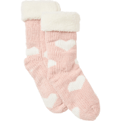Socka 1p 37/40 fodrad rosa hjärta mywear.