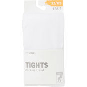 Strumpbyxa 1p vit 122/128 mywear.