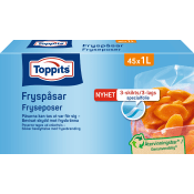 Fryspåsar 1L 45-pack Toppits.