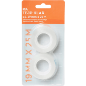 Refill klar 2-pack, 19mm x 25m.