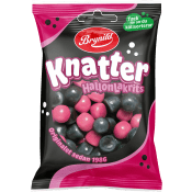 Godispåse Knatter Hallonlakrits 80g Brynild.