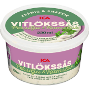 Vitlökssås Persilja och Ramslök 230ml ICA.