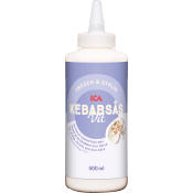 Kebabsås Vit 500ml ICA.