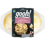 Färdigmat Pasta Carbonara med Rökt Sidfläsk 380g Gooh.