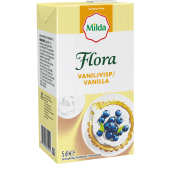 Vaniljvisp 12% Laktosfri 500ml Flora.