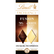 Vit Choklad Excellence Fusion 70% 100g Lindt.