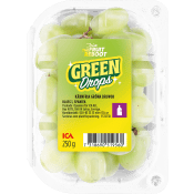 Gröna Druvor kärnfria 250g Klass 1 ICA.