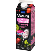 Yoghurt Strawberry Refresh 3% 1000g Verum.