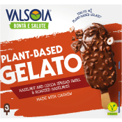 Gelato Cashew med hasselnötskräm vegan 3-p Valsoia.