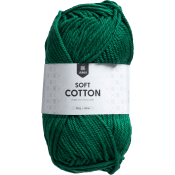 Garn Soft Cotton Forest Green 50g Järbo.