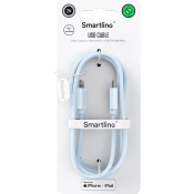USB-C till Lightning 2m blå Smartline.