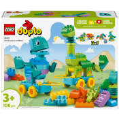 LEGO Duplo 3-i-1 Dinosaurier på hjul 10451.