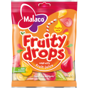 Godis Fruity Drops Mix 170g Malaco.