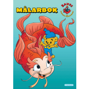 Målarbok Bamse och havets hemlighet.