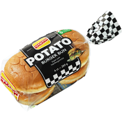 Hamburgerbröd Potato Burger bun 280g Korvbrödsbagarn.