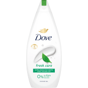 Dove Duschkräm för omedelbart mjukare och lenare hud Fresh Care 0% Sulfat SLES 720 ML.