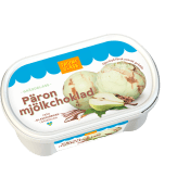 Gräddglass Päron & mjölkchoklad 500ml Triumf Glass.