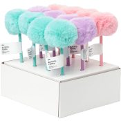 Penna Pompom 3 färger.