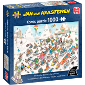 Pussel It's going downhill 1000 bitar Jan van Haasteren.