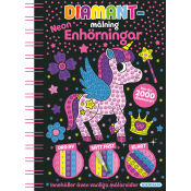 Diamantmålning Enhörningar Neon.