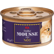 Kattmat Mousse Nöt 85g ICA.