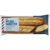 Vitlöksbaguetter Frysta 2-p 350g ICA.