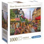 Pussel Flowers in Paris 1000 bitar Clementoni.