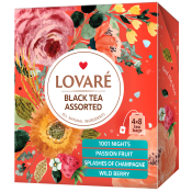 Té assorted black tésamling 64g Lovaré.