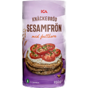 Fullkornsknäcke Sesam 250g ICA.