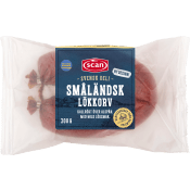 Småländsk Lökkorv Kallrökt 300g Scan.