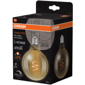 LED G95 Gold E27 470lm(40W) Dimbar Osram.