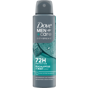 Deodorant Spray 72h Advanced Eucalyptus+Mint 150ml Dove Men Care.
