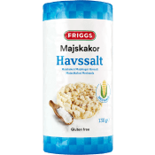Majskakor Havssalt Glutenfri 130g Friggs.