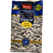 Solrosfrön Extra Saltade 250g Besler.