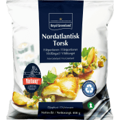 Nutaaq torskfiléer 400g Royal Greenland.