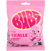 Godispåse Hallon Skalle 175g Bubs.