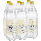 Kolsyrat Vatten Citron 6-p 9l ICA.