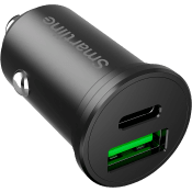 Billaddare 45+30W USB-C+USB-A Smartline.