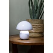 Bordslampa svamp blå.