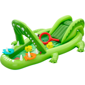 Lekset med rutschkana Alligator 2,34m Bestway.