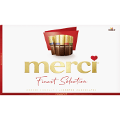 Chokladask Finest selection Röd 400g Merci.