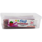 Godis Fyllda Sura Stänger Med Hallonsmak 265g Vidal.