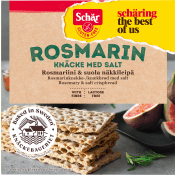 Rosmarinknäcke med salt glutenfri 230g Schär.