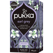 Te Svart Gorgeous earl grey Ekologisk 20-p 40g Pukka.