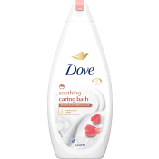 Dove Caring Bath Duschgel Soothing med ¼ fuktighetskräm 720 ml.