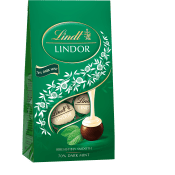 Choklad Lindor Dark Mint 137g Lindt.