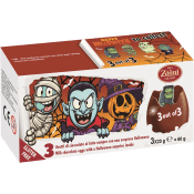 Chokladägg Halloween 3p 60g Zaini.