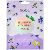 Ansiktsmask Blueberry Vitamin-C Sheet Mask 1-p SOQU.