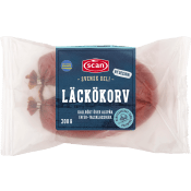 Läckökorv Kallrökt 70% Kötthalt 300g Scan.