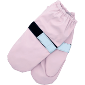 Regnvante blå och rosa.